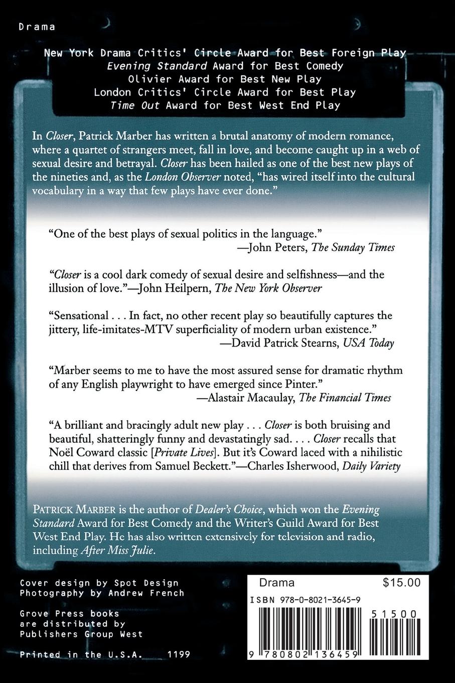 Rückseitencover Closer