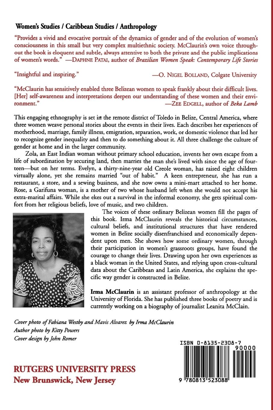Rückseitencover Women of Belize