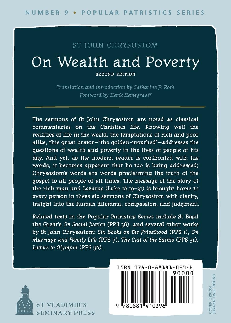 Rückseitencover On Wealth and Poverty