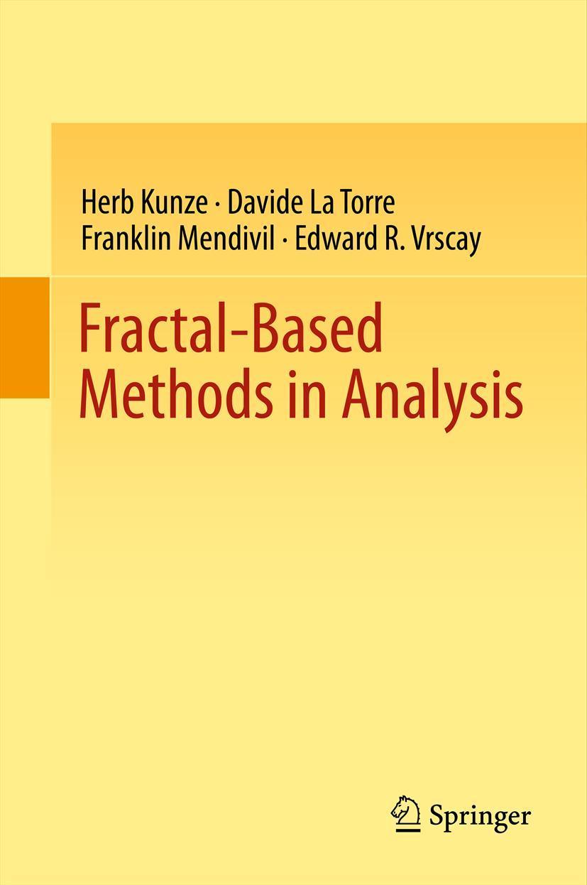 Vorderes Coverbild Fractal-Based Methods in Analysis