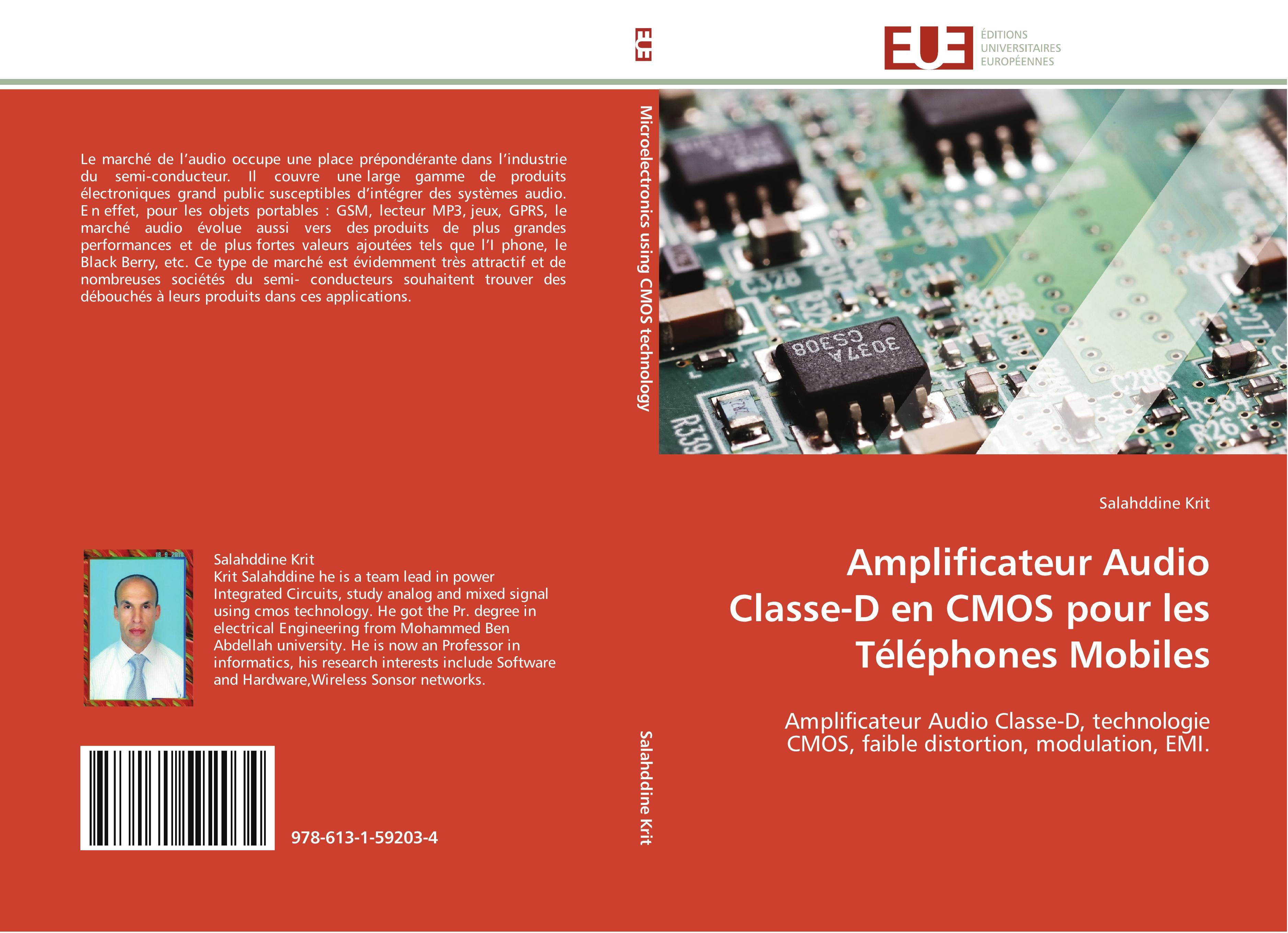 Vorderes Coverbild Amplificateur Audio Classe-D en CMOS pour les Téléphones Mobiles