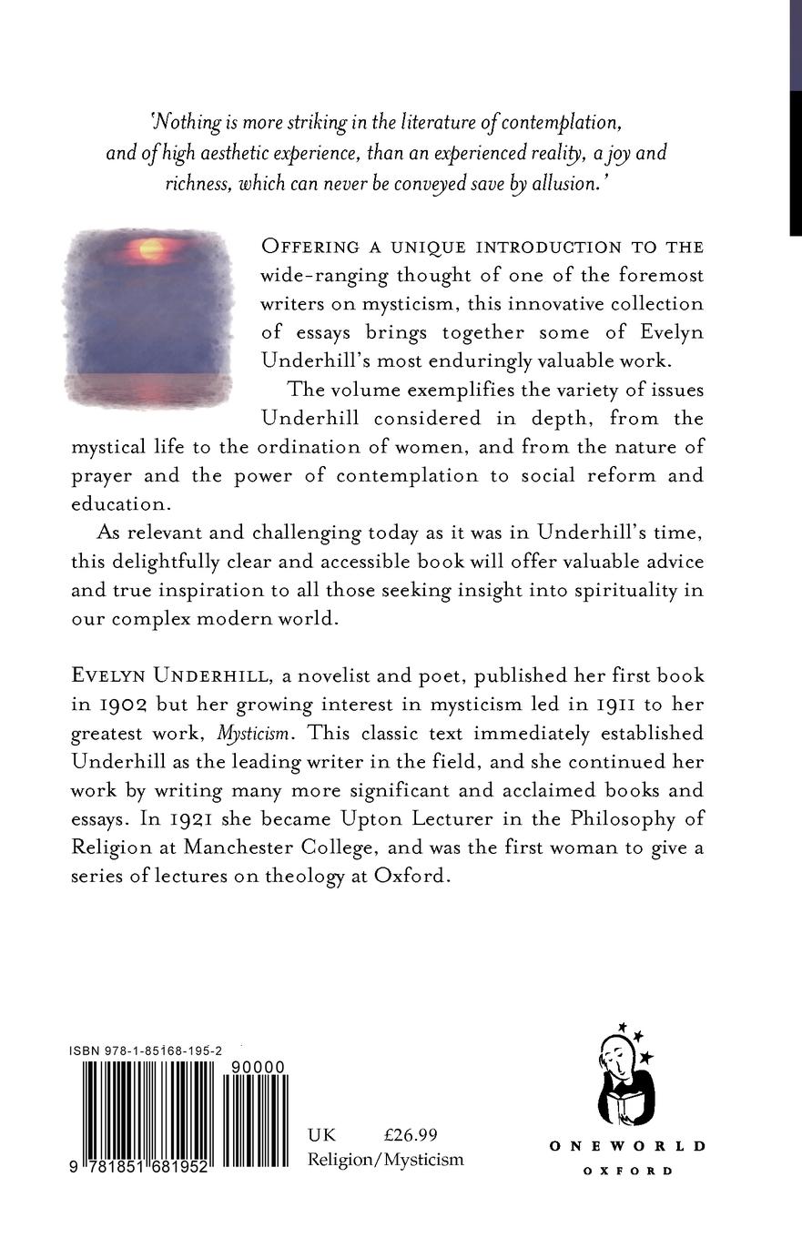 Rückseitencover The Essentials of Mysticism and Other Essays