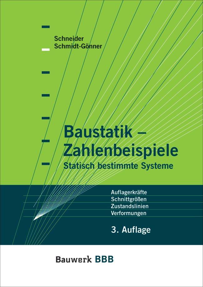 Vorderes Coverbild Baustatik - Zahlenbeispiele