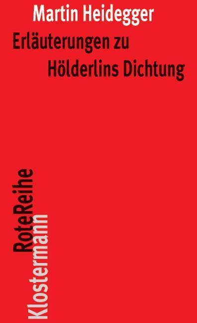 Vorderes Coverbild Erläuterungen zu Hölderlins Dichtung