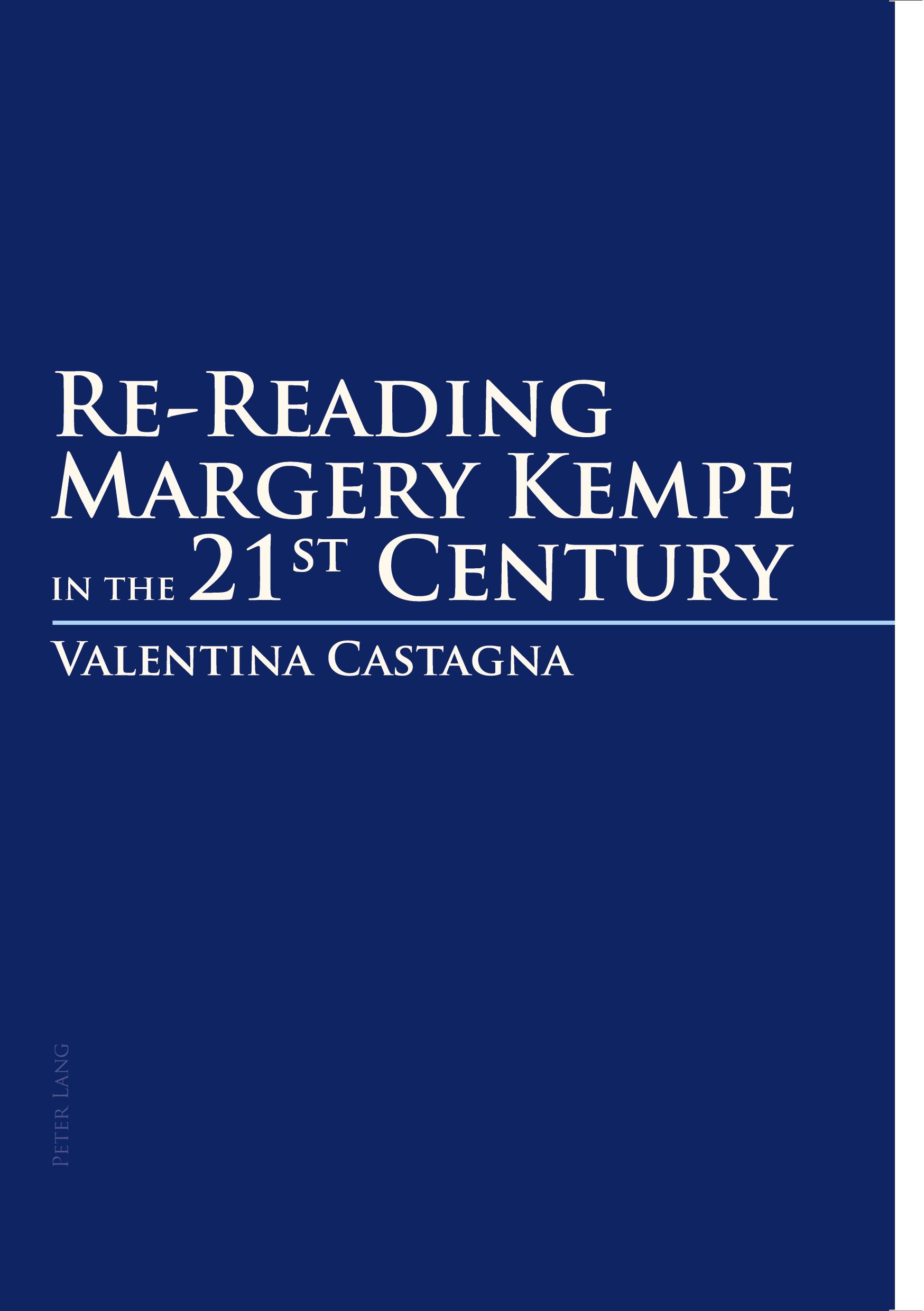 Vorderes Coverbild Re-Reading Margery Kempe in the 21 st  Century