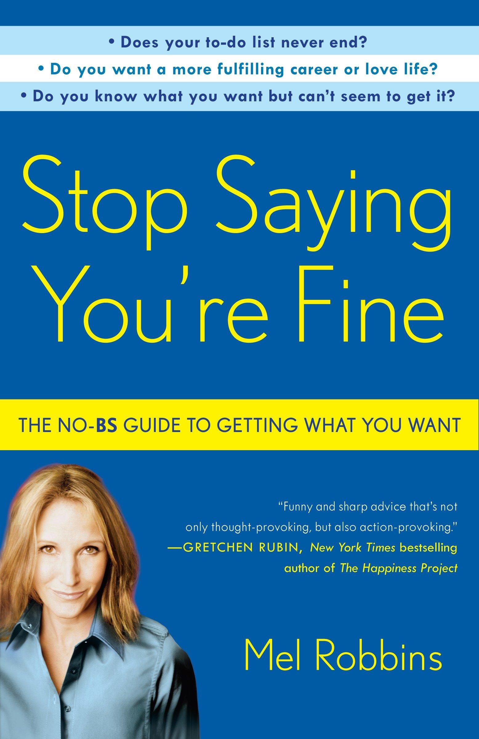 Vorderes Coverbild Stop Saying You're Fine