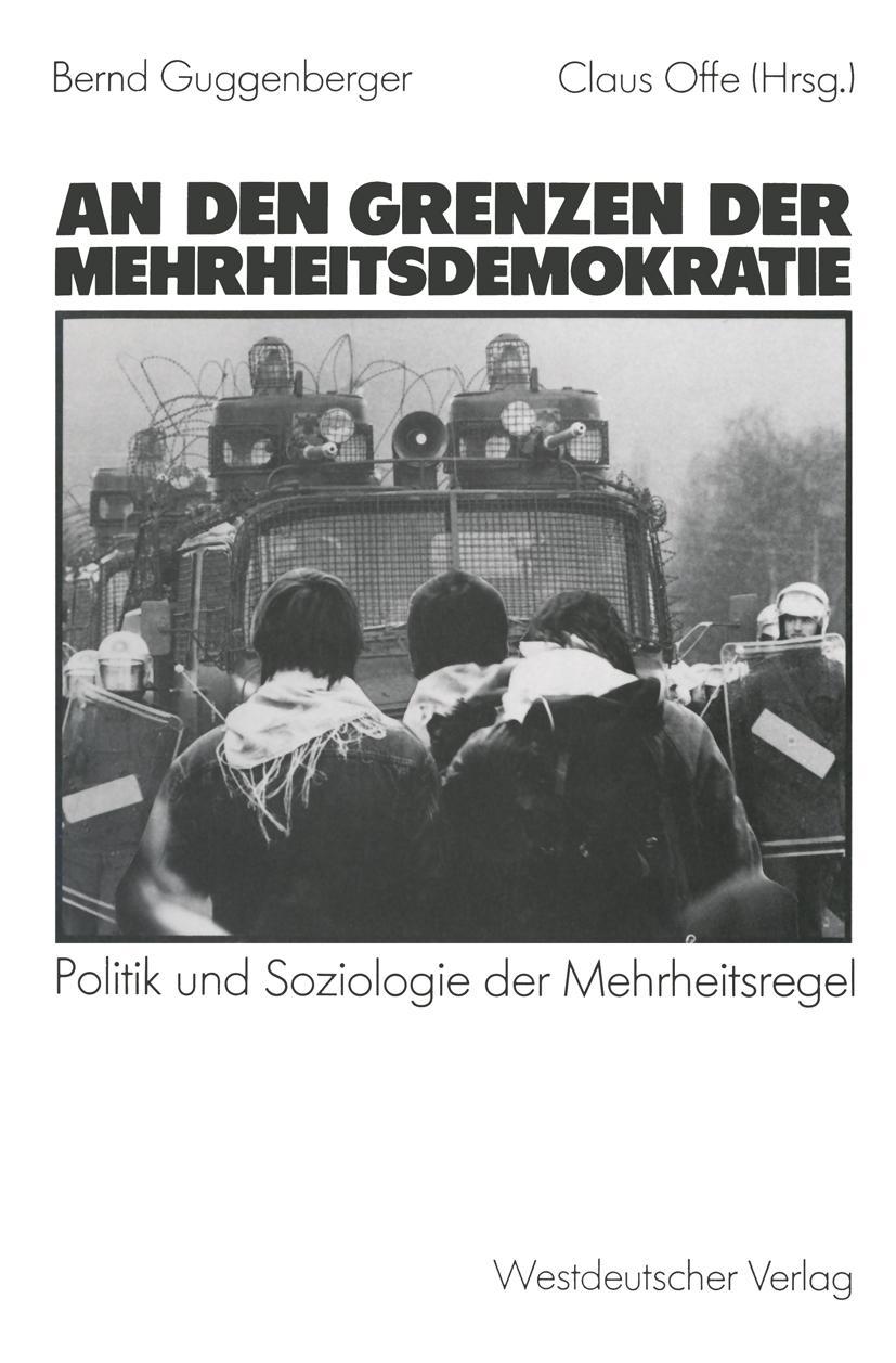 Vorderes Coverbild An den Grenzen der Mehrheitsdemokratie