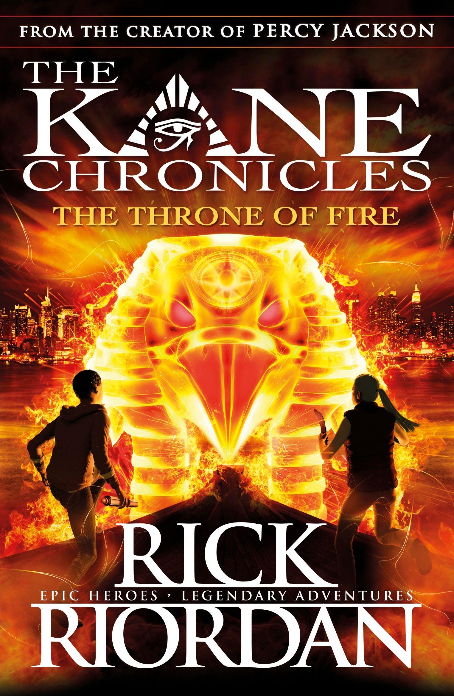 Vorderes Coverbild The Kane Chronicles 02. The Throne of Fire