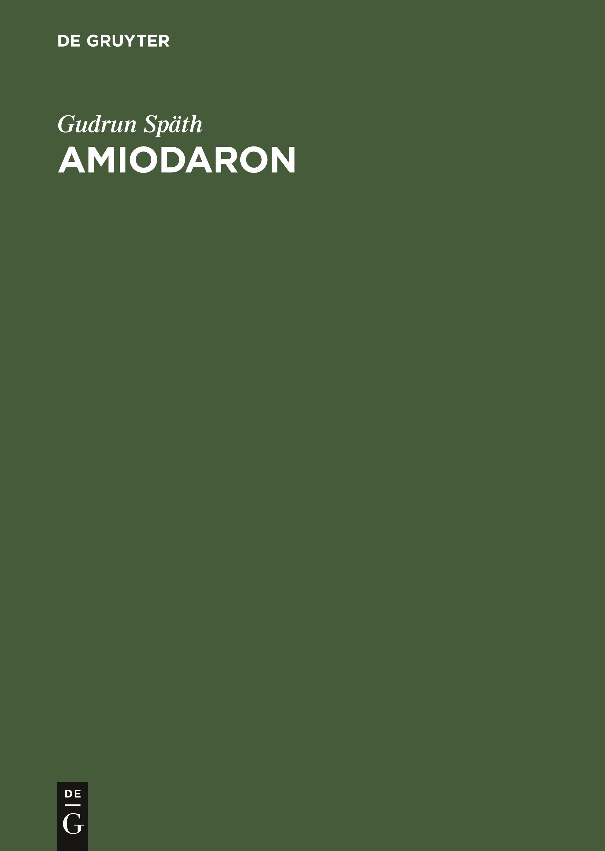 Vorderes Coverbild Amiodaron
