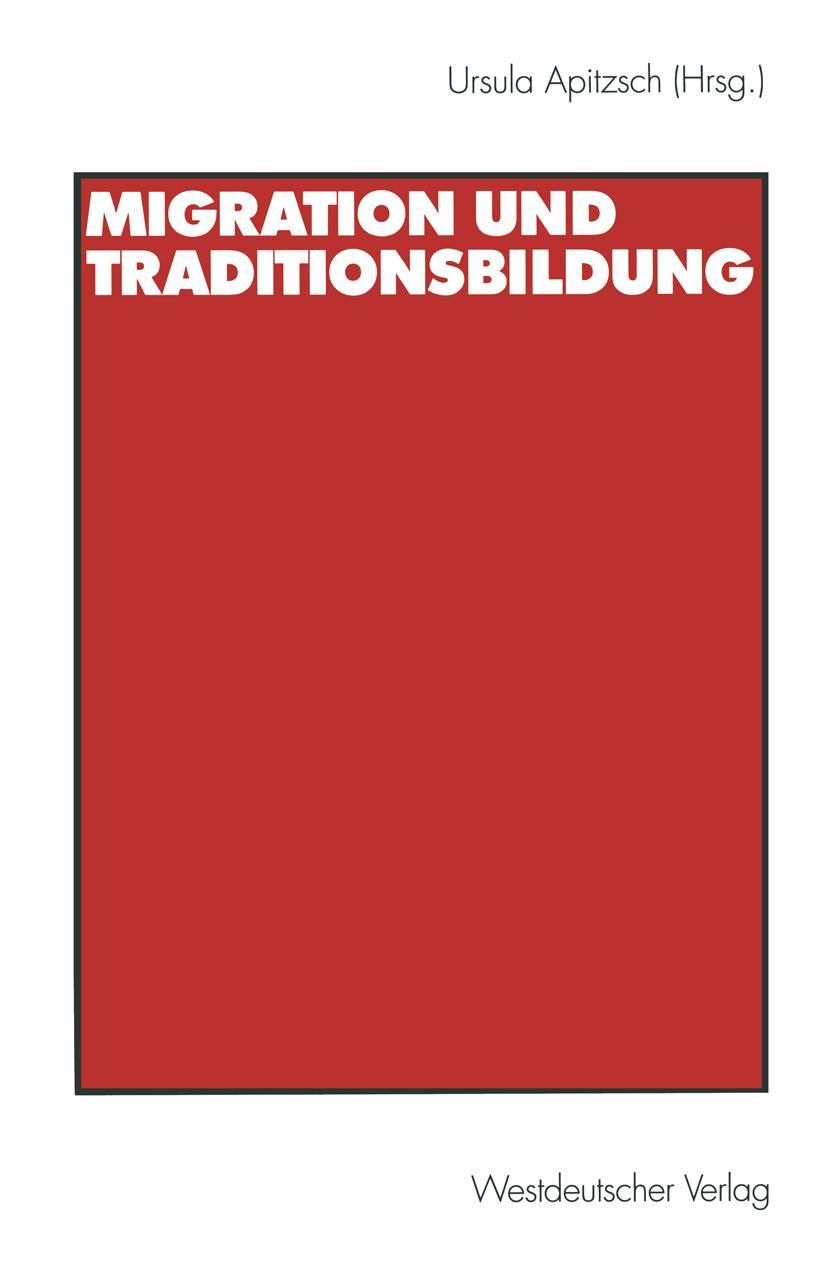 Vorderes Coverbild Migration und Traditionsbildung