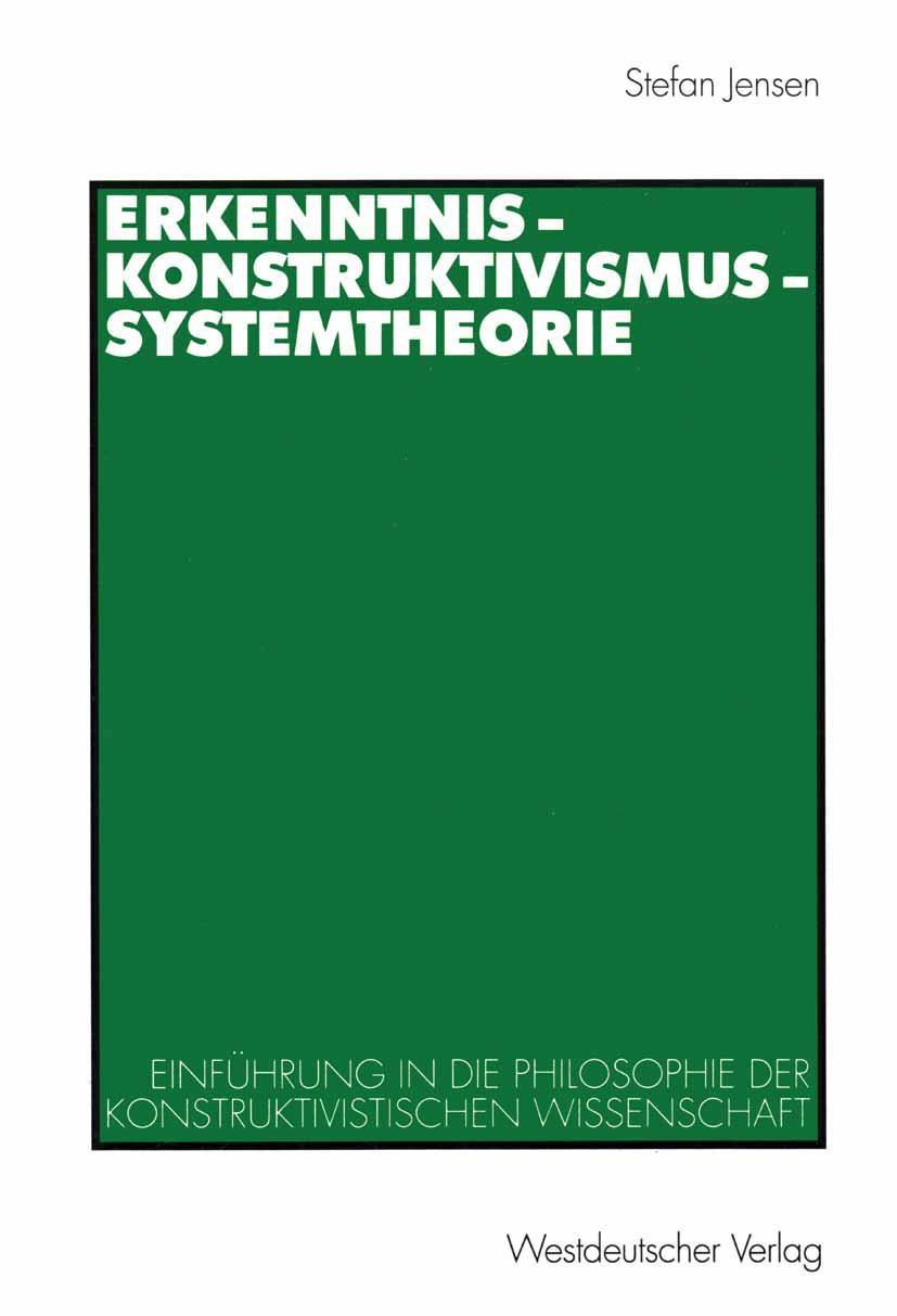 Vorderes Coverbild Erkenntnis - Konstruktivismus - Systemtheorie