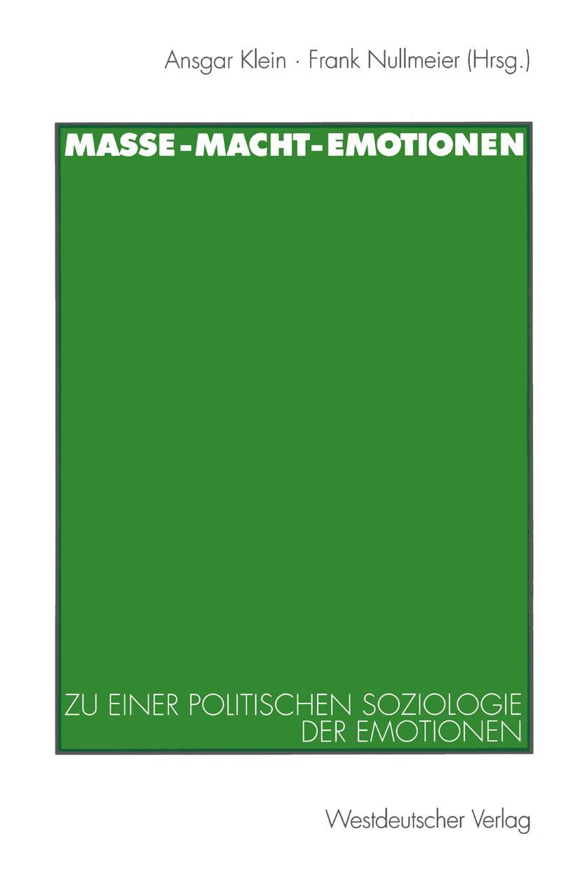 Vorderes Coverbild Masse - Macht - Emotionen