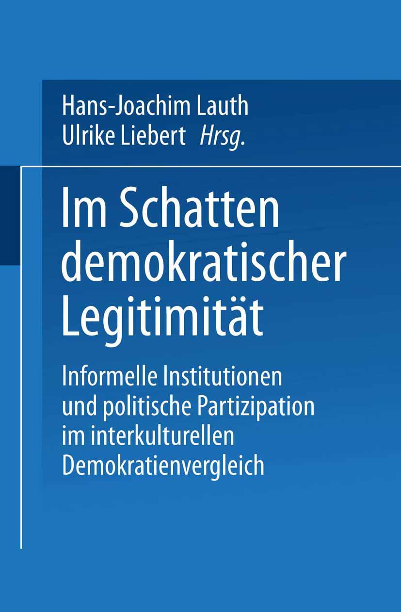 Vorderes Coverbild Im Schatten demokratischer Legitimität
