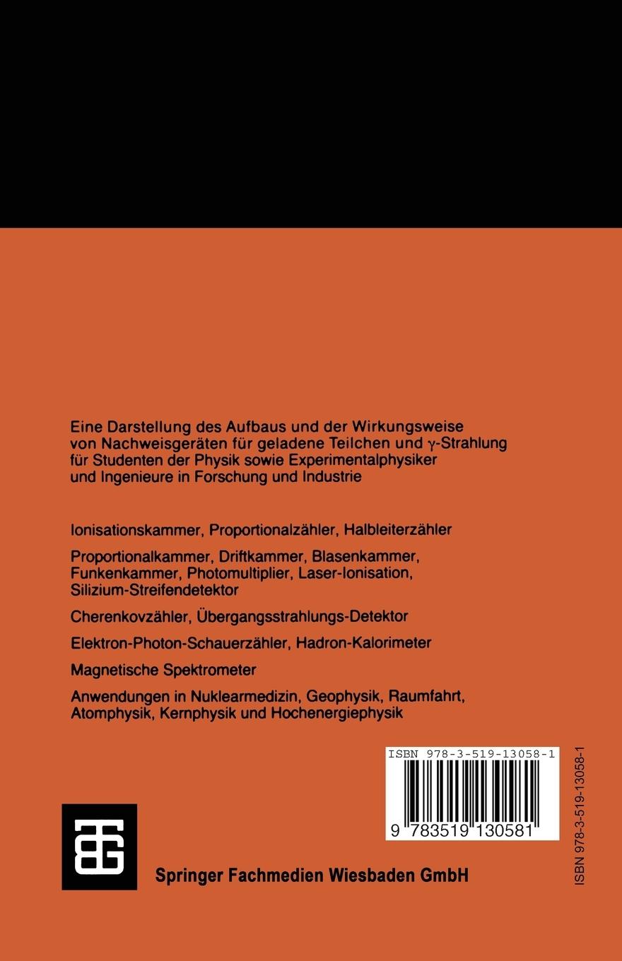Rückseitencover Detektoren für Teilchestrahlung