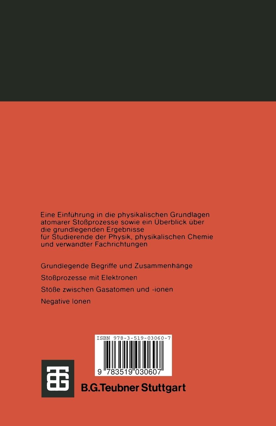 Rückseitencover Atomare Stoßprozesse