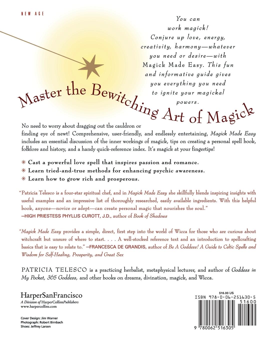 Rückseitencover Magick Made Easy