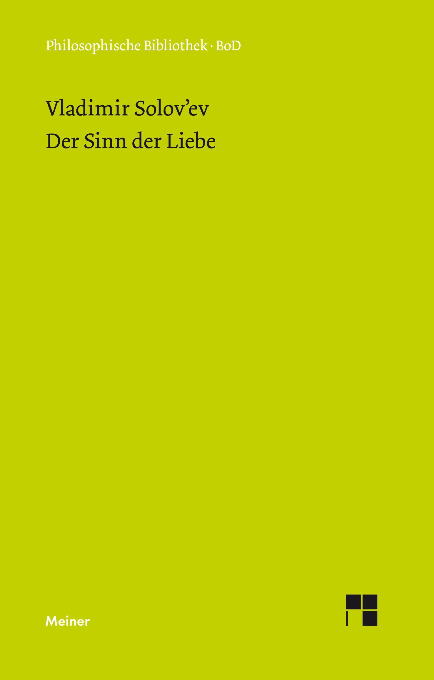 Vorderes Coverbild Der Sinn der Liebe