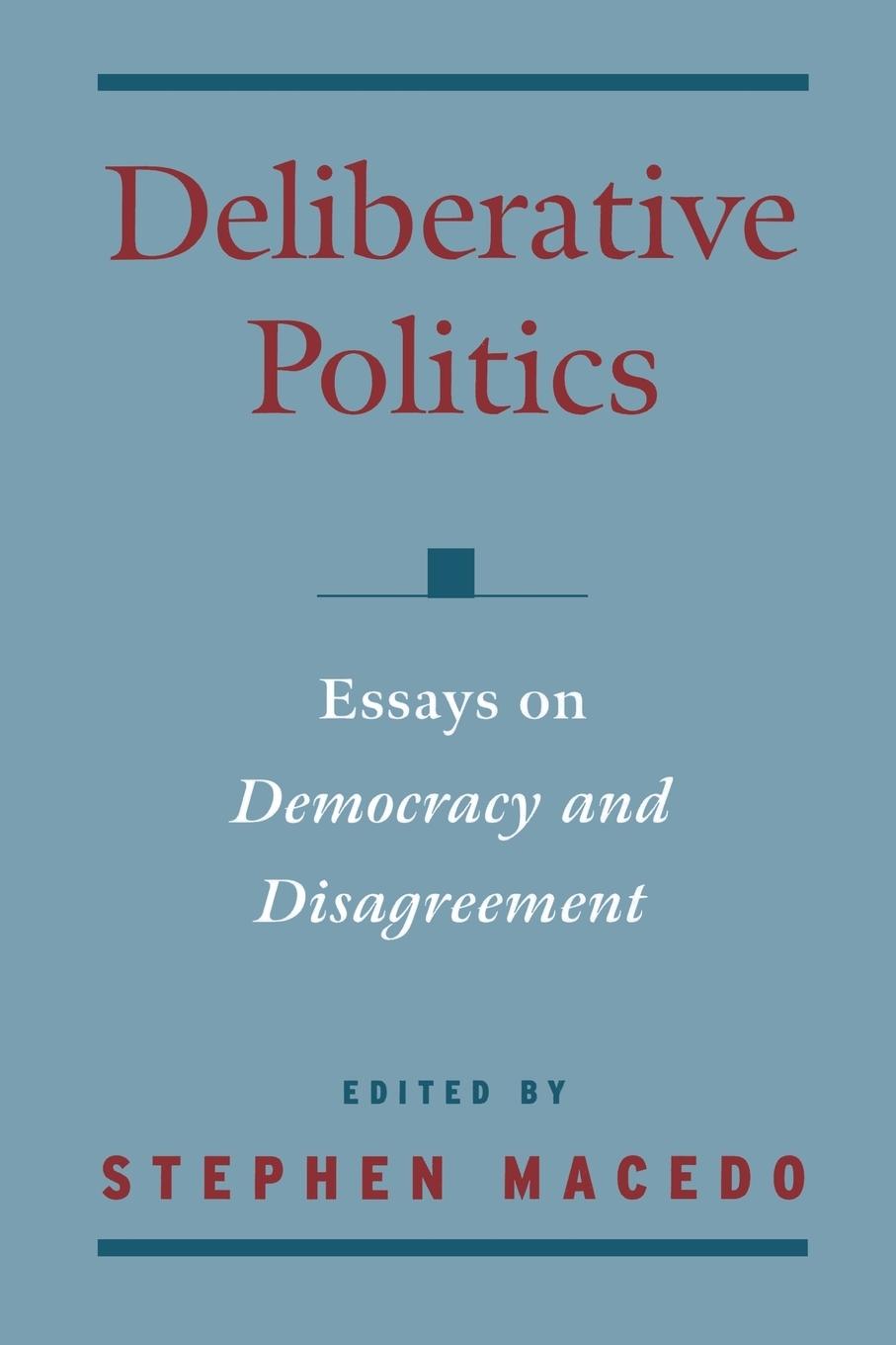 Vorderes Coverbild Deliberative Politics