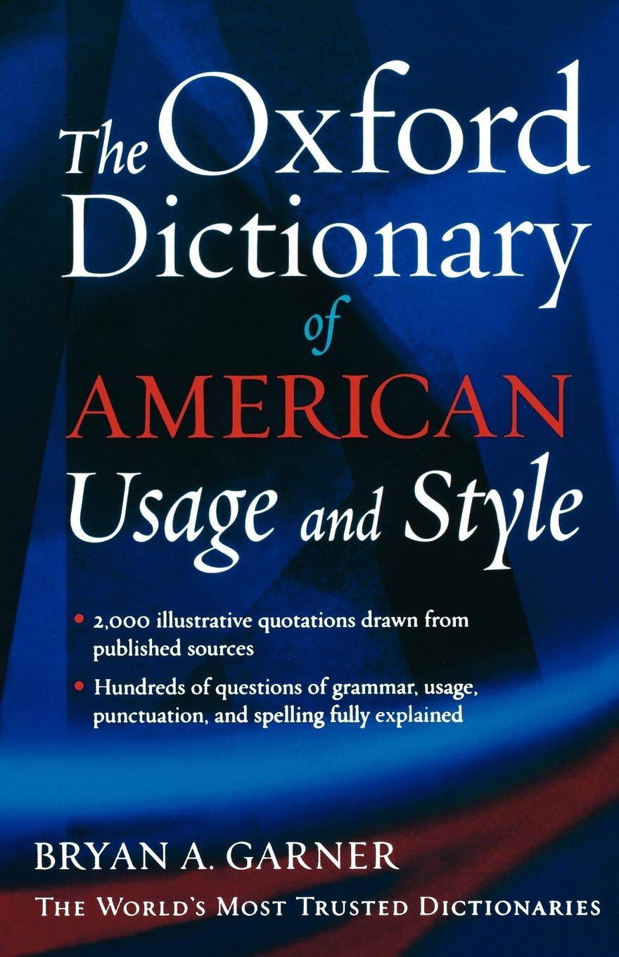 Vorderes Coverbild The Oxford Dictionary of American Usage and Style