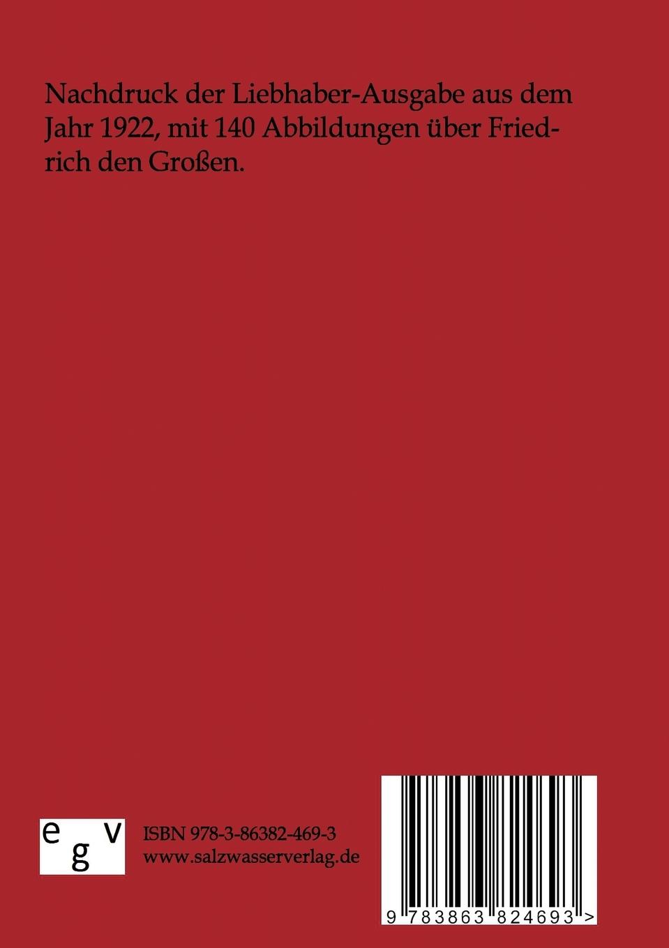 Rückseitencover Friedrich der Große