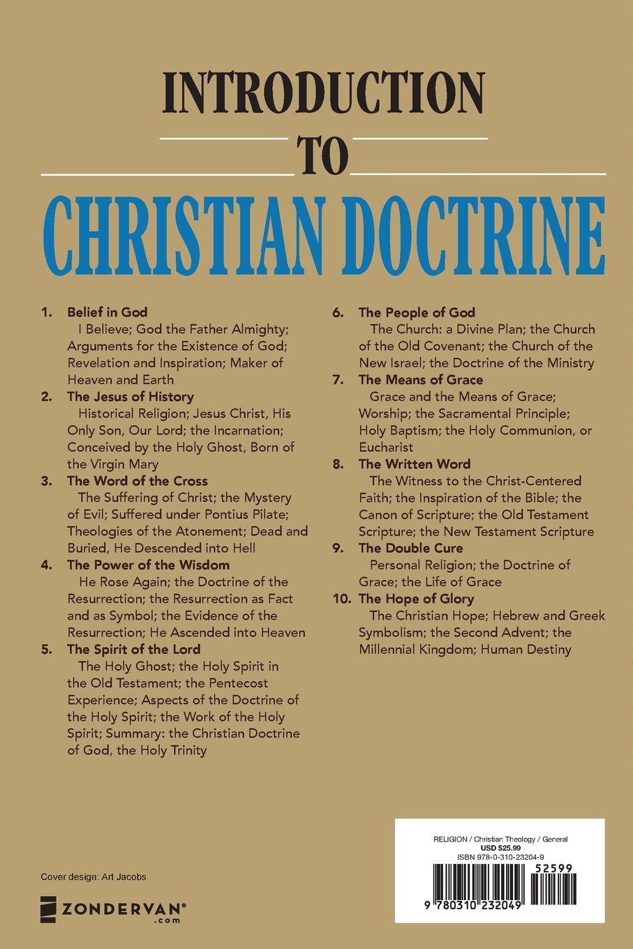 Rückseitencover Introduction to Christian Doctrine