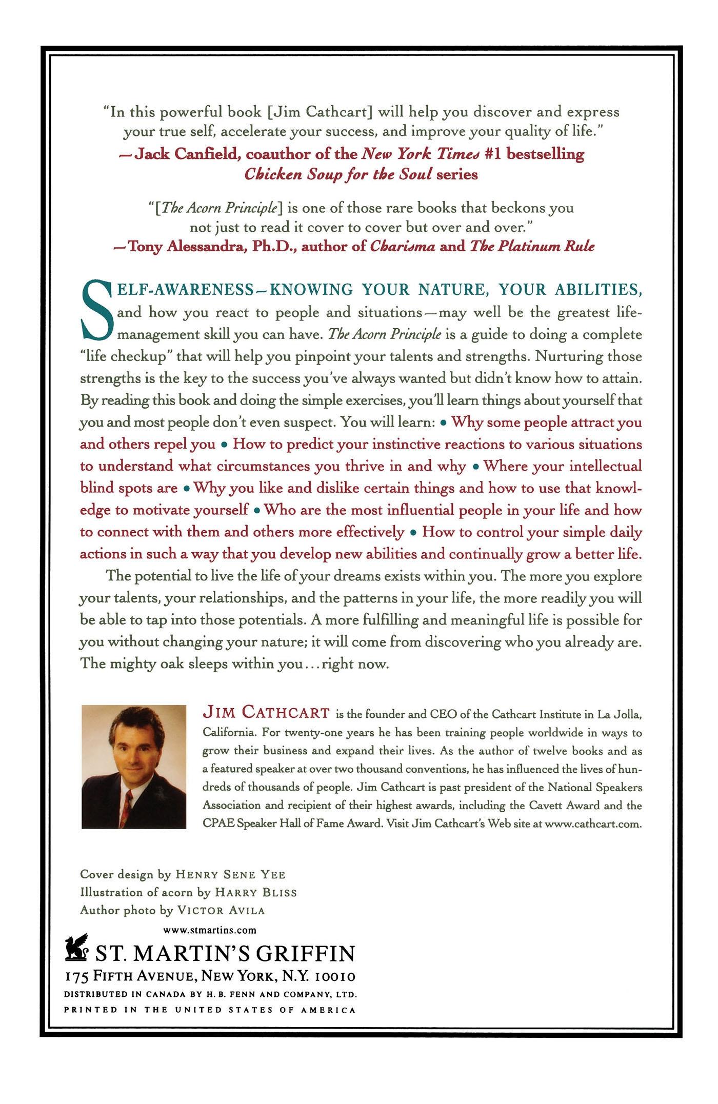 Rückseitencover The Acorn Principle