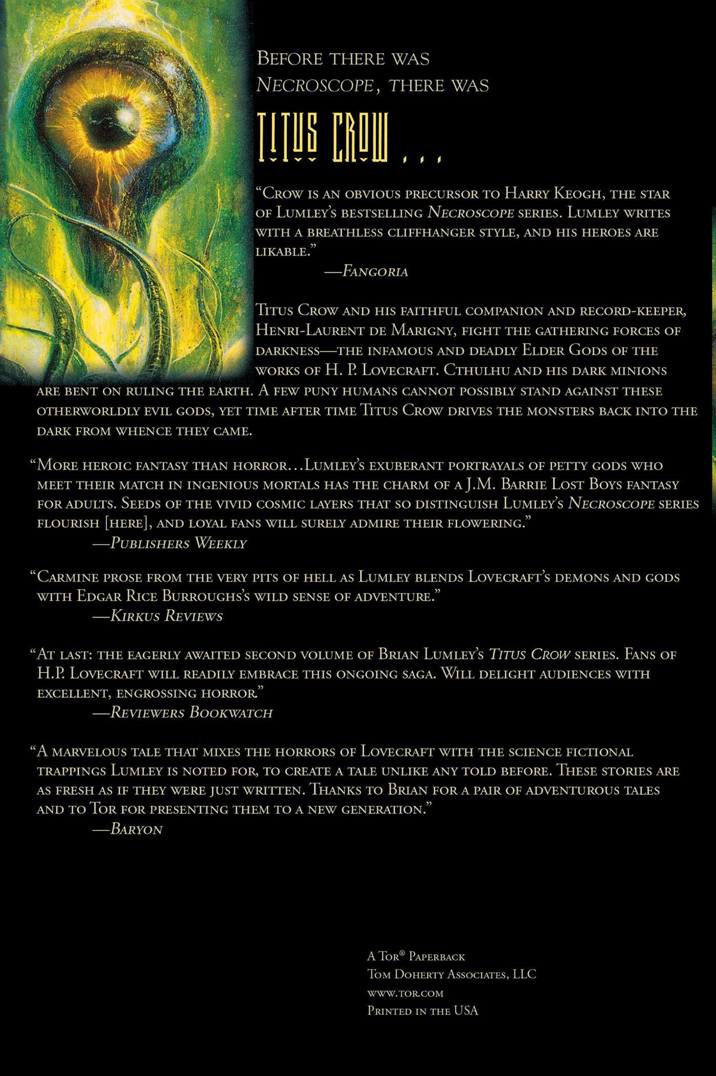 Rückseitencover Titus Crow, Volume 2