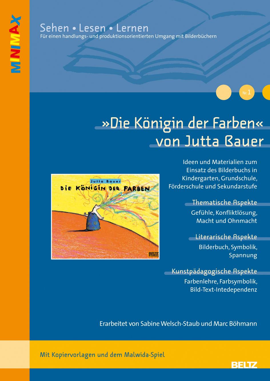 Vorderes Coverbild Die Königin der Farben von Jutta Bauer