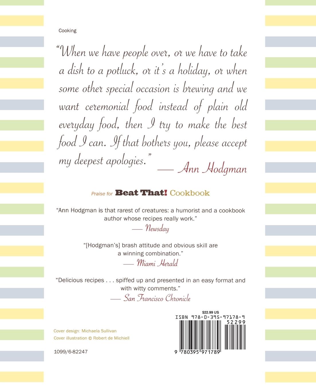 Rückseitencover Beat That! Cookbook