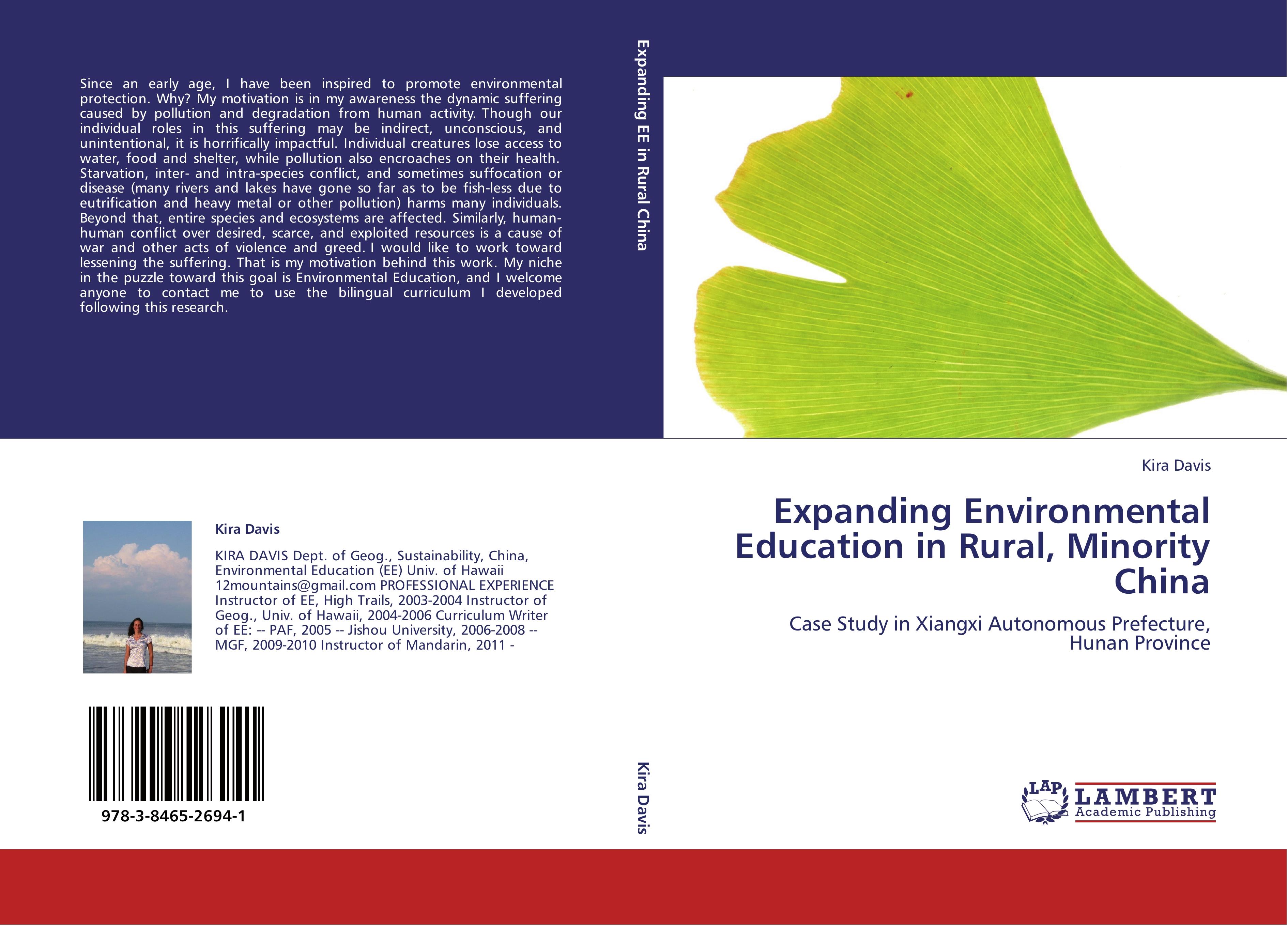 Vorderes Coverbild Expanding Environmental Education in Rural, Minority China
