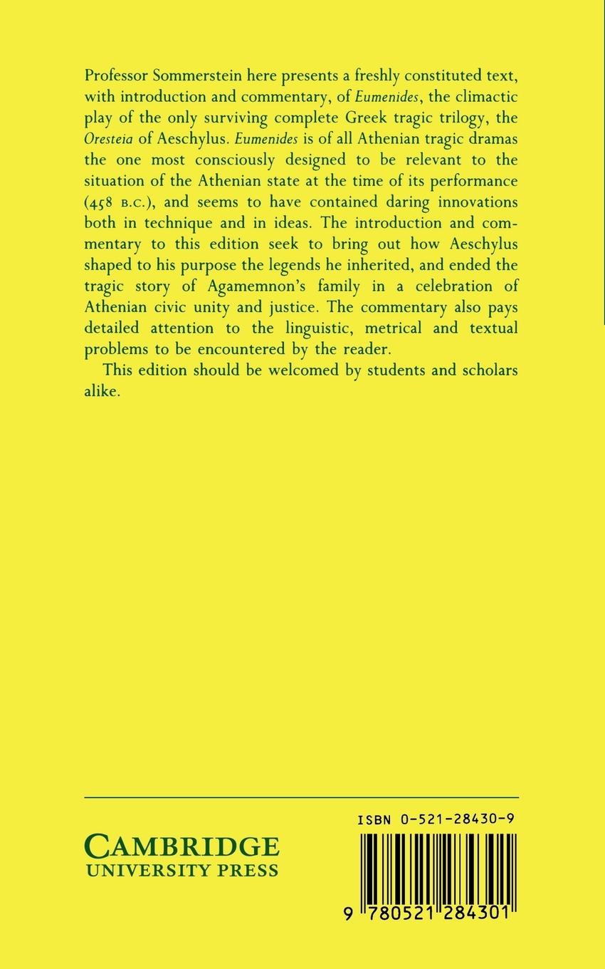 Rückseitencover Eumenides