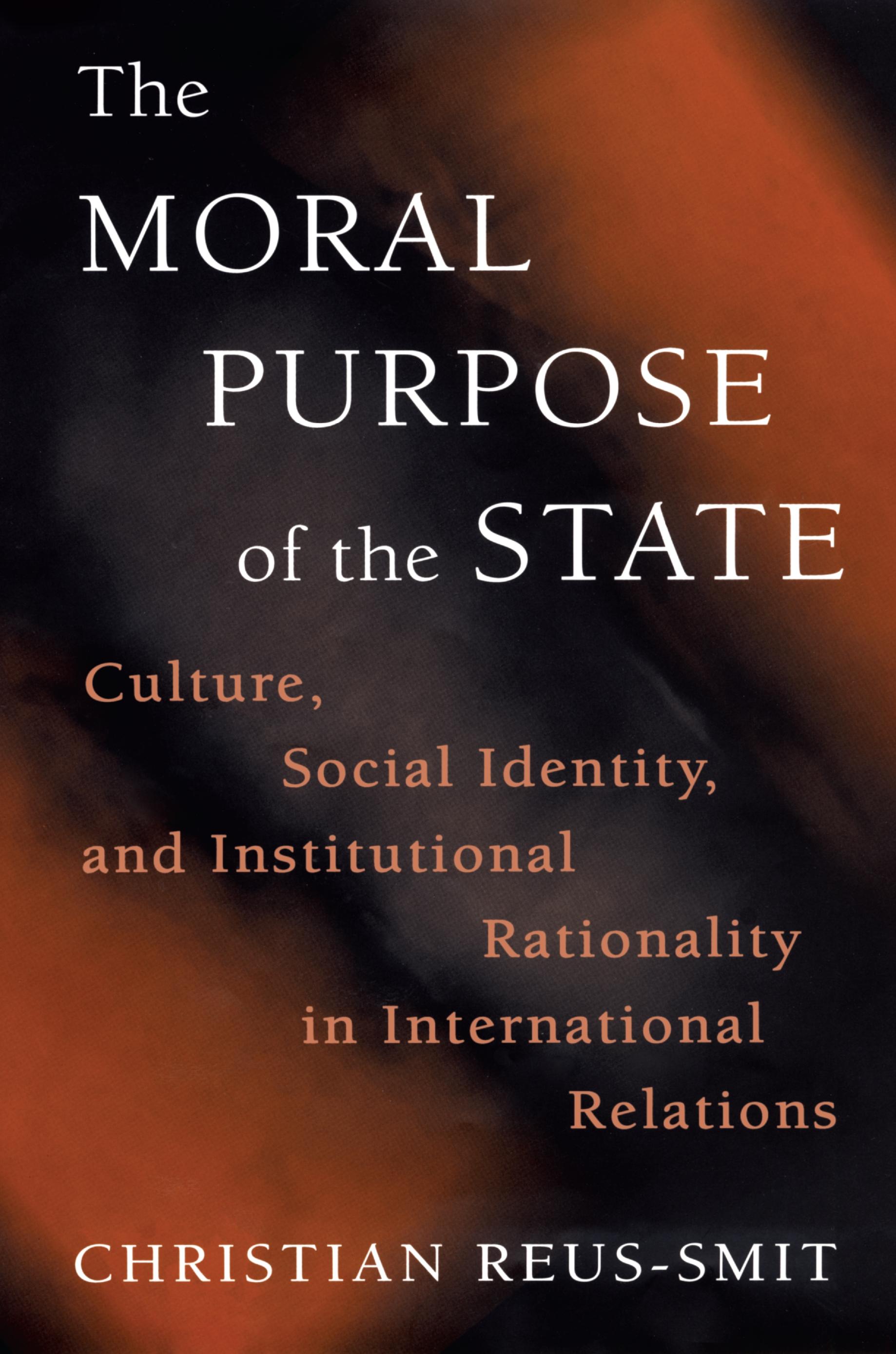 Vorderes Coverbild The Moral Purpose of the State