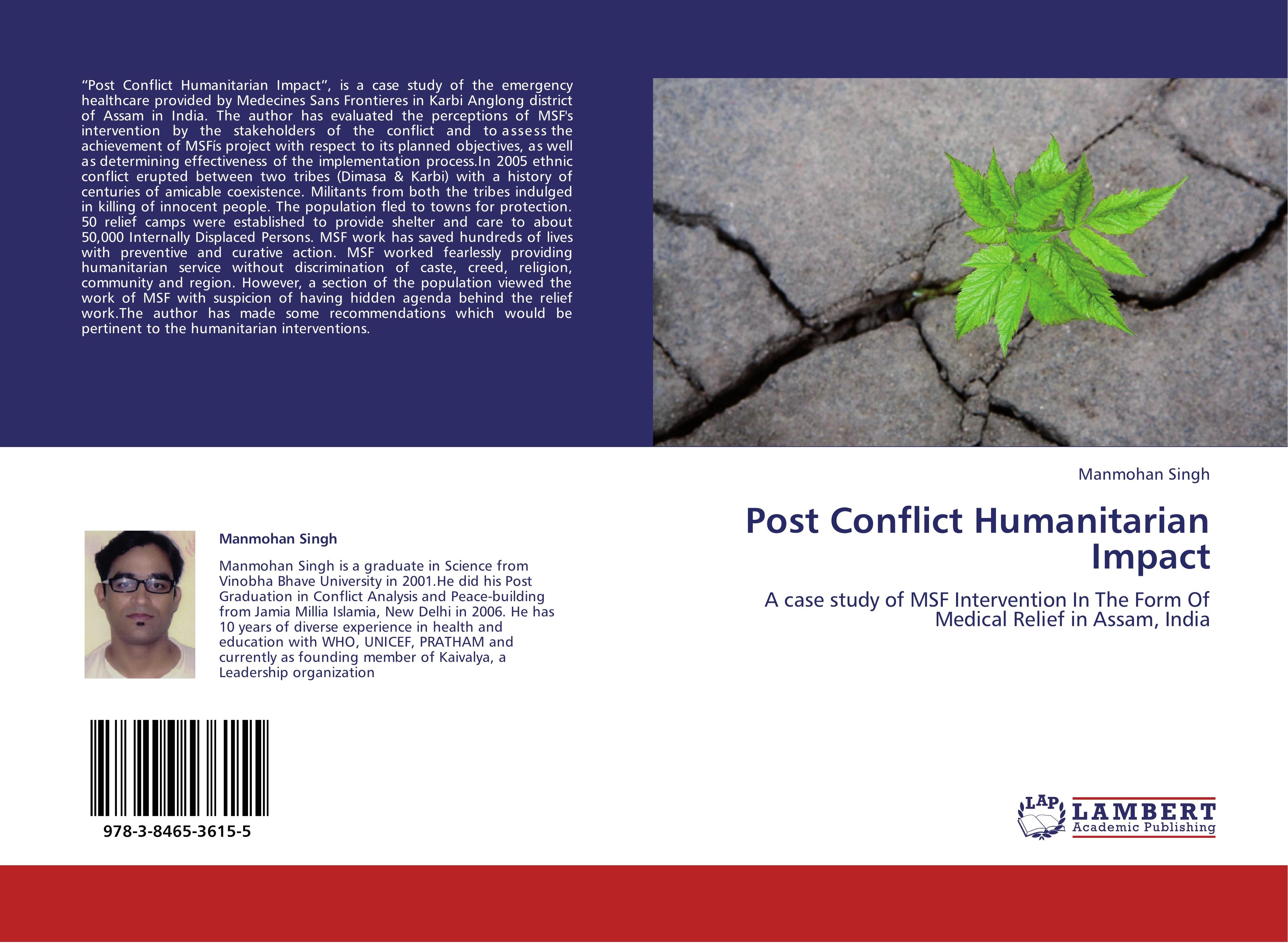 Vorderes Coverbild Post Conflict Humanitarian Impact