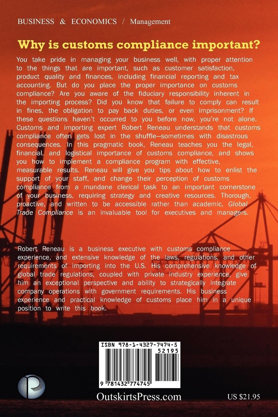 Rückseitencover Global Trade Compliance