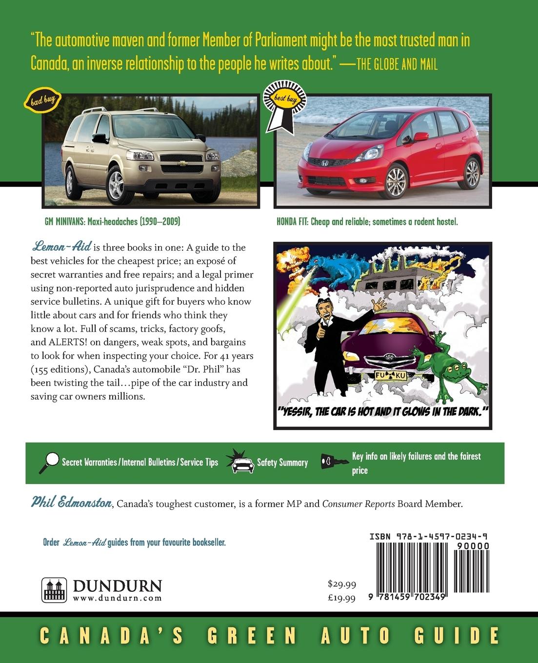Rückseitencover Lemon-Aid Used Cars and Trucks 2012-2013