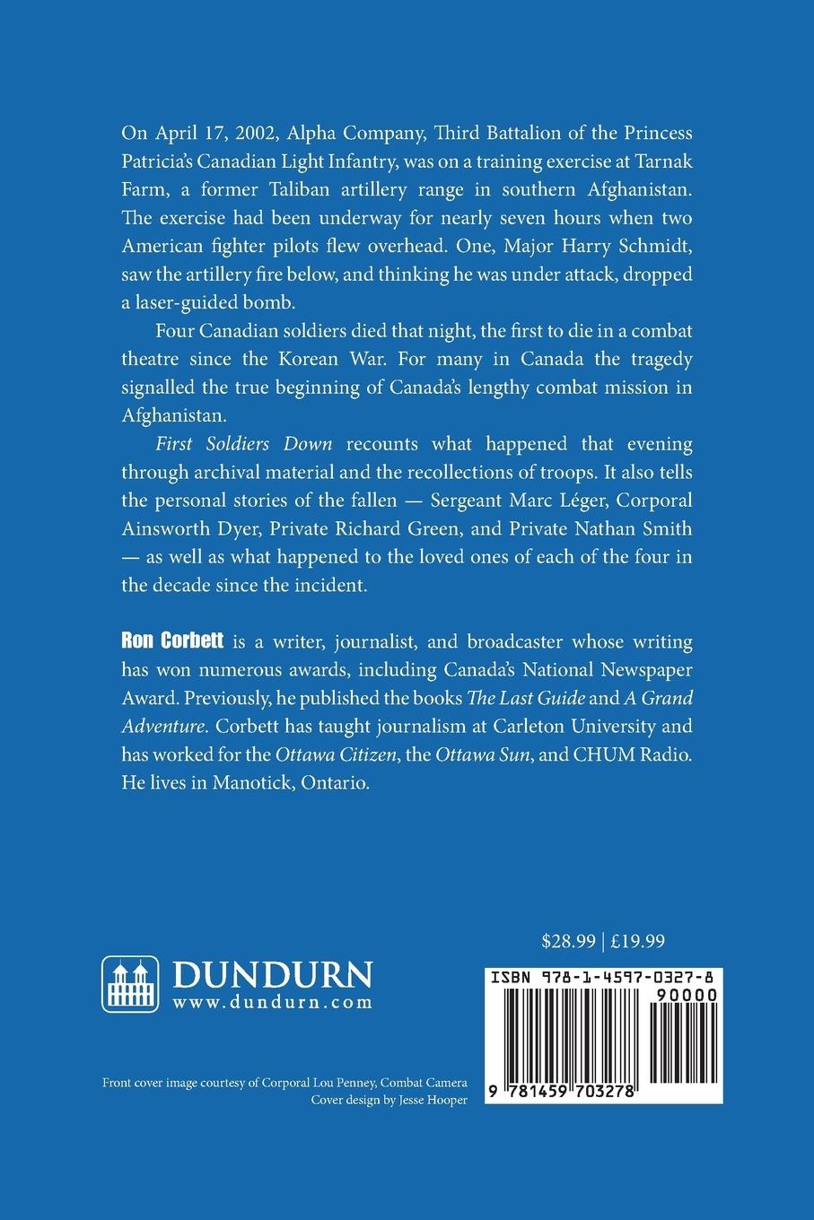 Rückseitencover First Soldiers Down