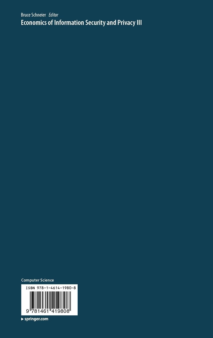 Rückseitencover Economics of Information Security and Privacy III