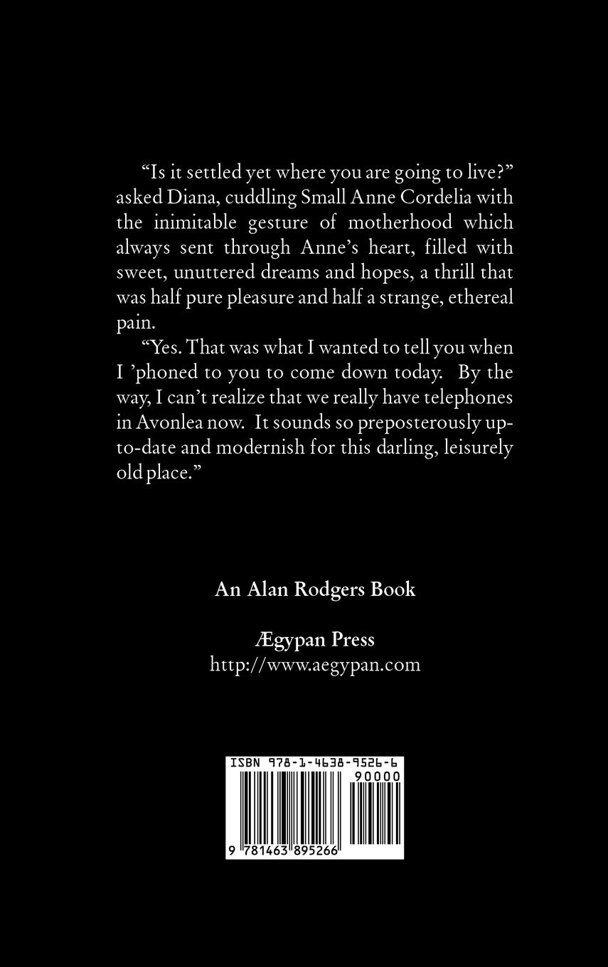 Rückseitencover Anne's House of Dreams by L. M. Montgomery, Fiction, Classics, Family