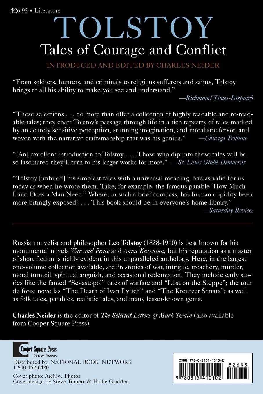 Rückseitencover Tolstoy