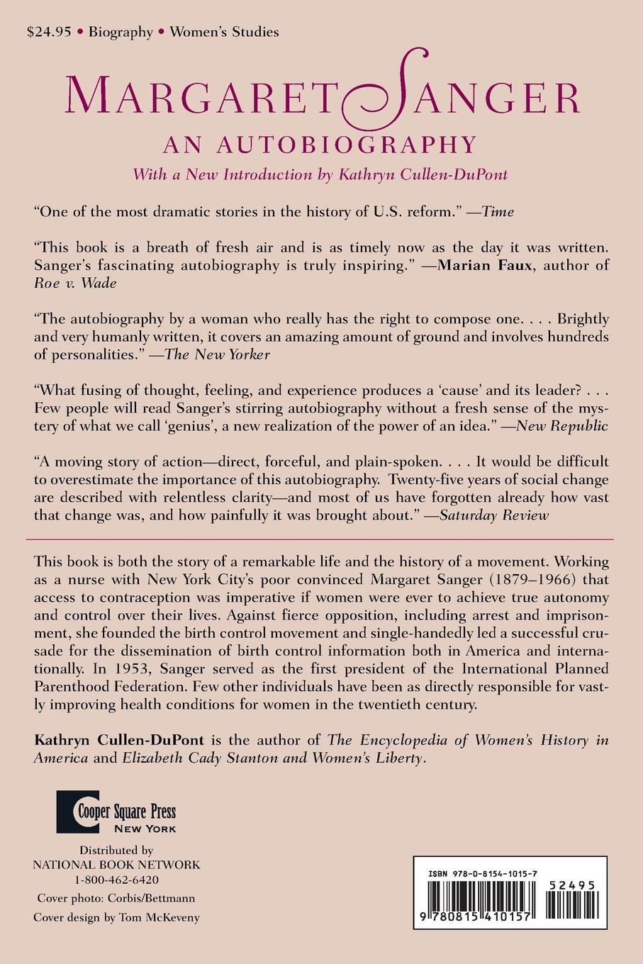 Rückseitencover Margaret Sanger