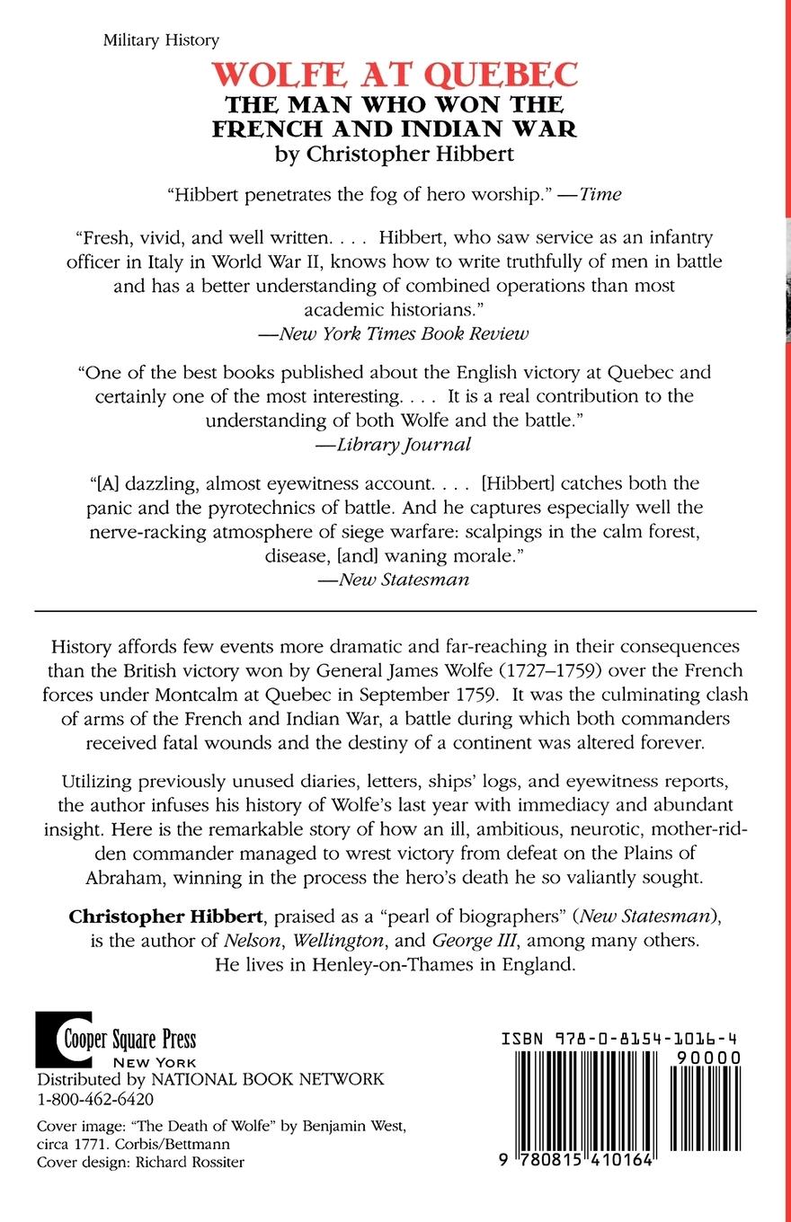 Rückseitencover Wolfe at Quebec