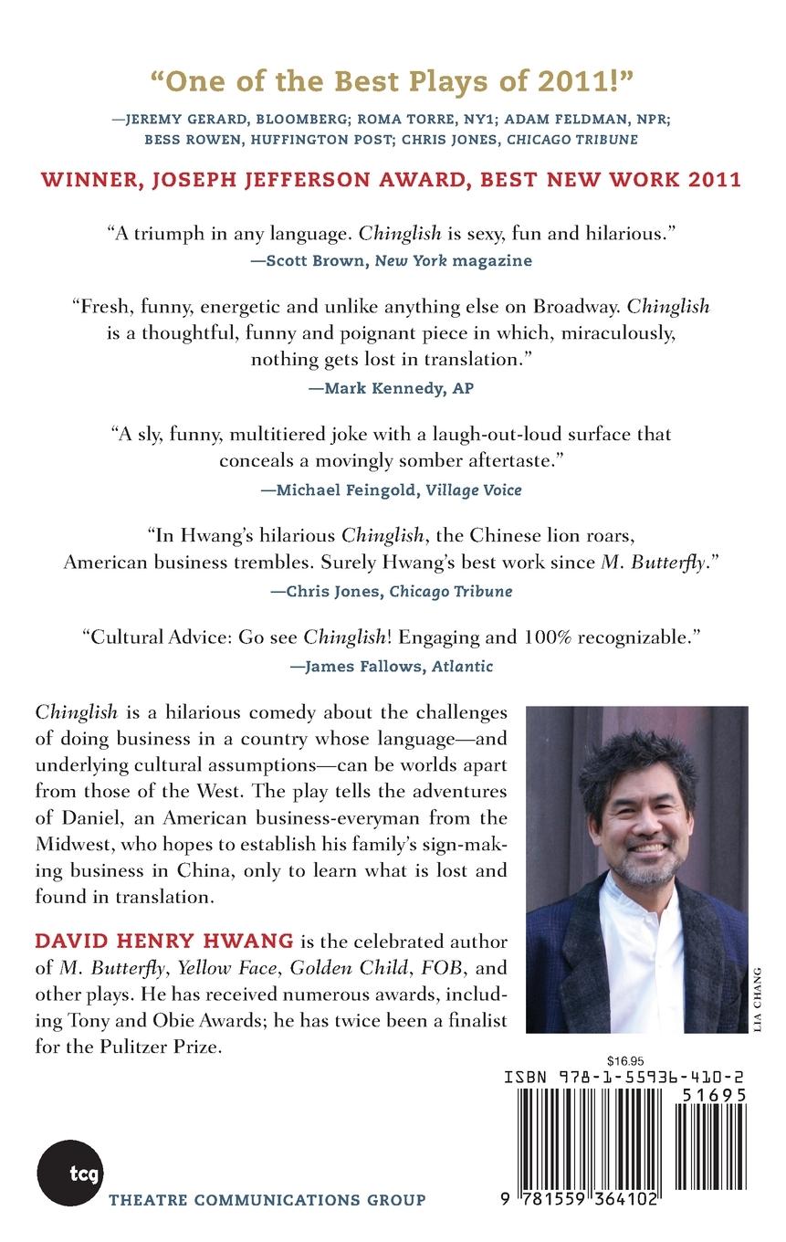 Rückseitencover Chinglish (TCG Edition)