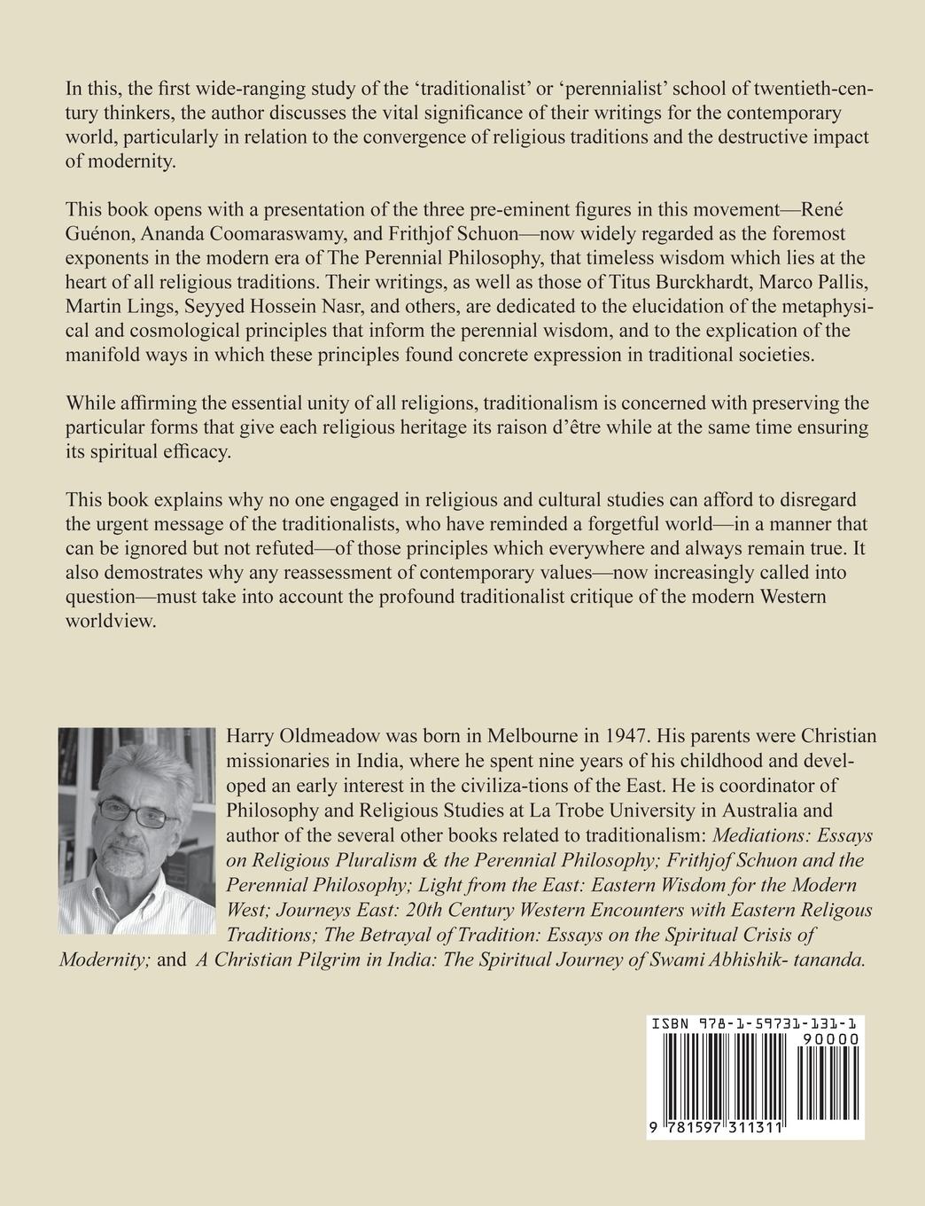 Rückseitencover Traditionalism