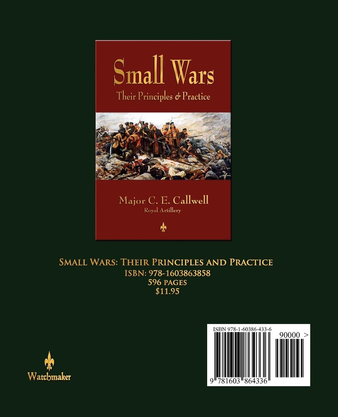 Rückseitencover Small Wars Manual