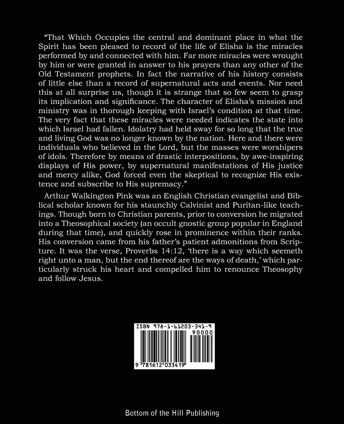 Rückseitencover Gleanings from Elisha, His Life and Miracles