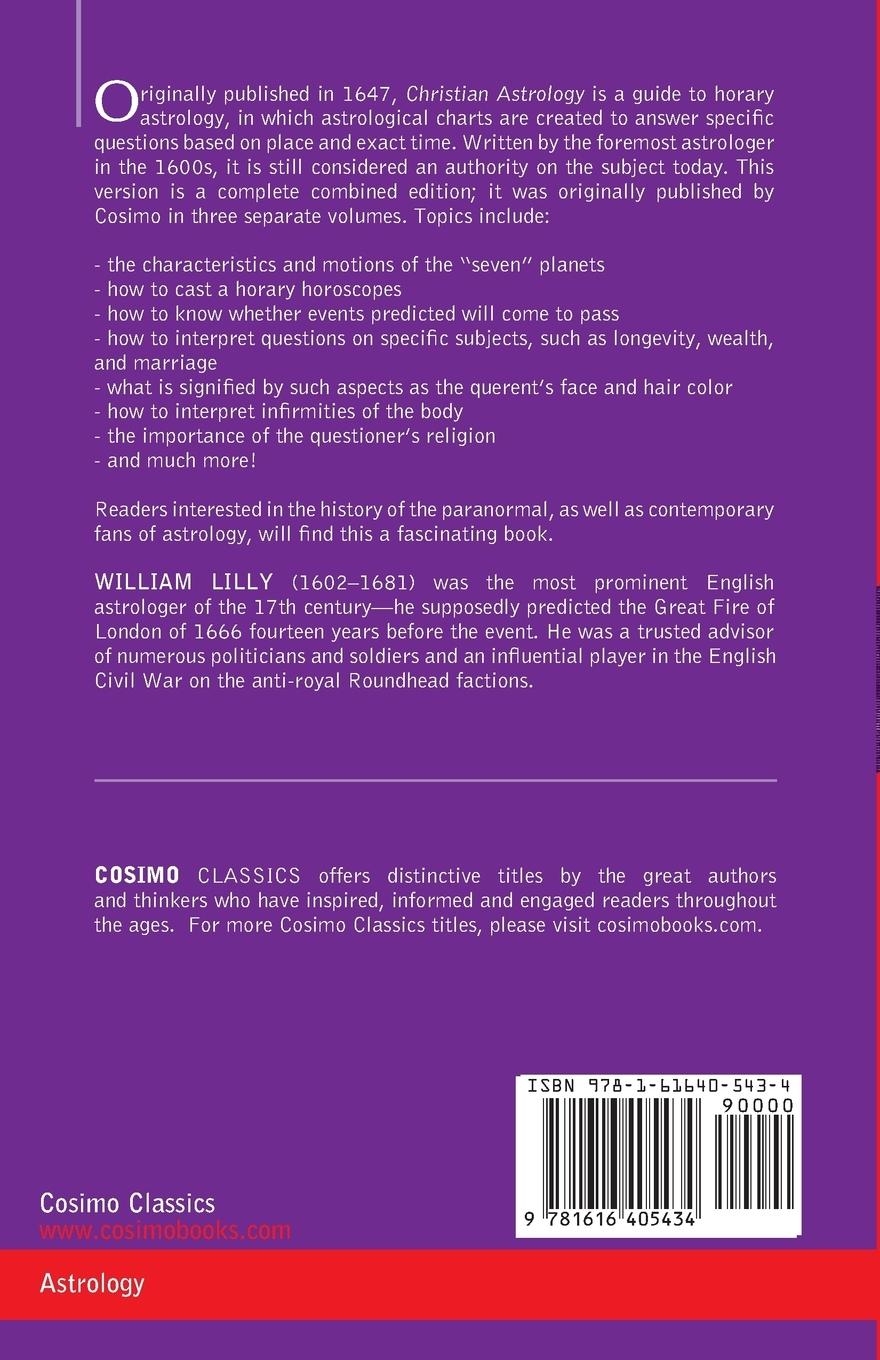 Rückseitencover Christian Astrology (Three Volumes in One)