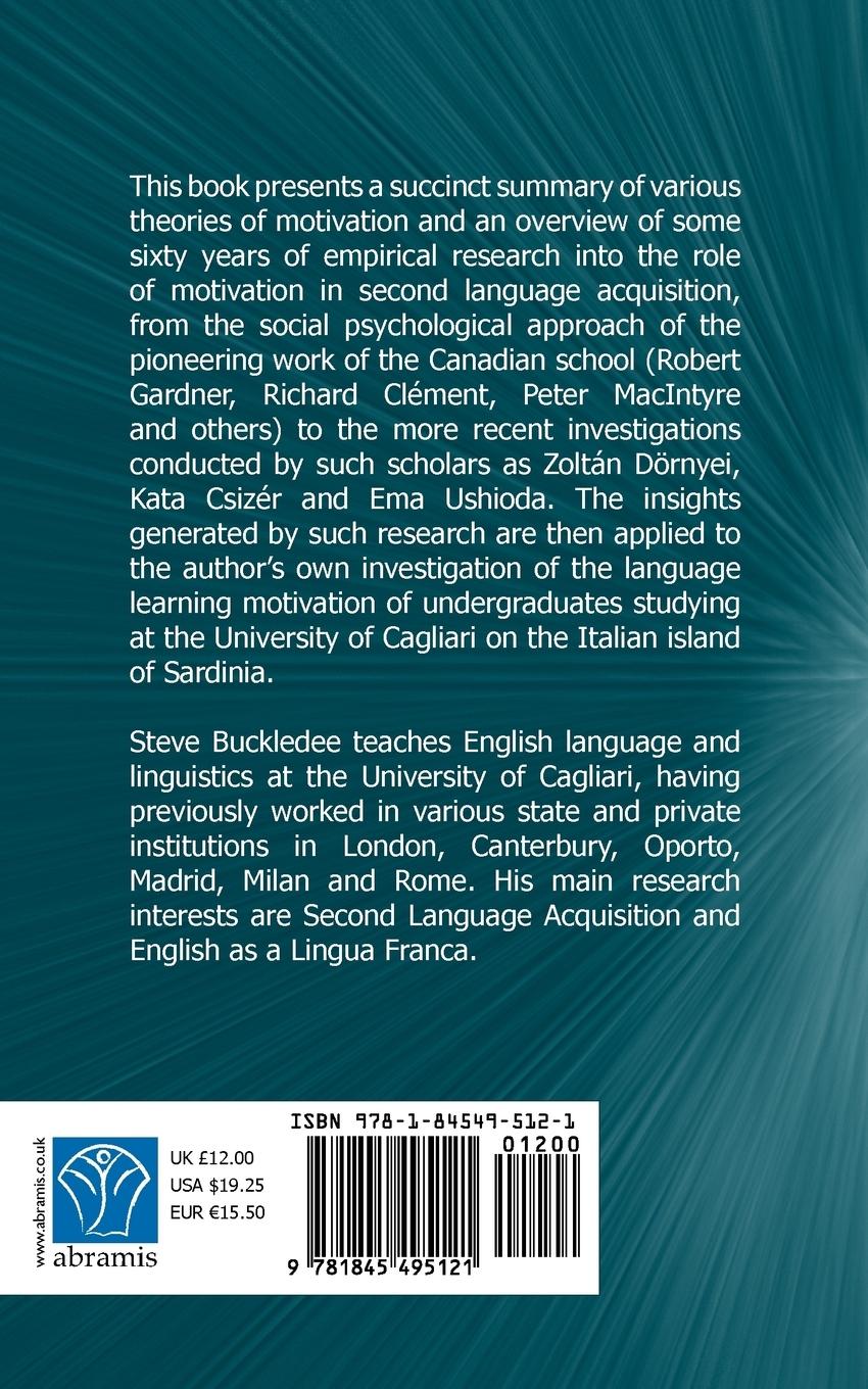 Rückseitencover The Role of Motivation in Second Language Acquisition