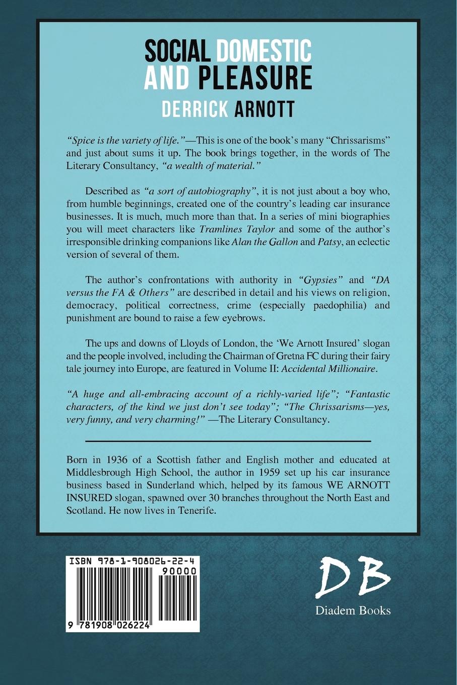 Rückseitencover Social Domestic and Pleasure: Volume I