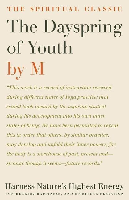 Vorderes Coverbild The Dayspring of Youth