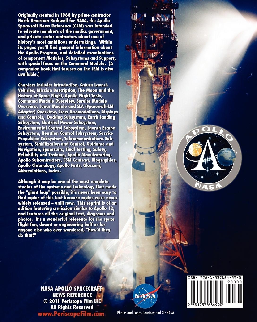 Rückseitencover NASA Apollo Spacecraft Command and Service Module News Reference